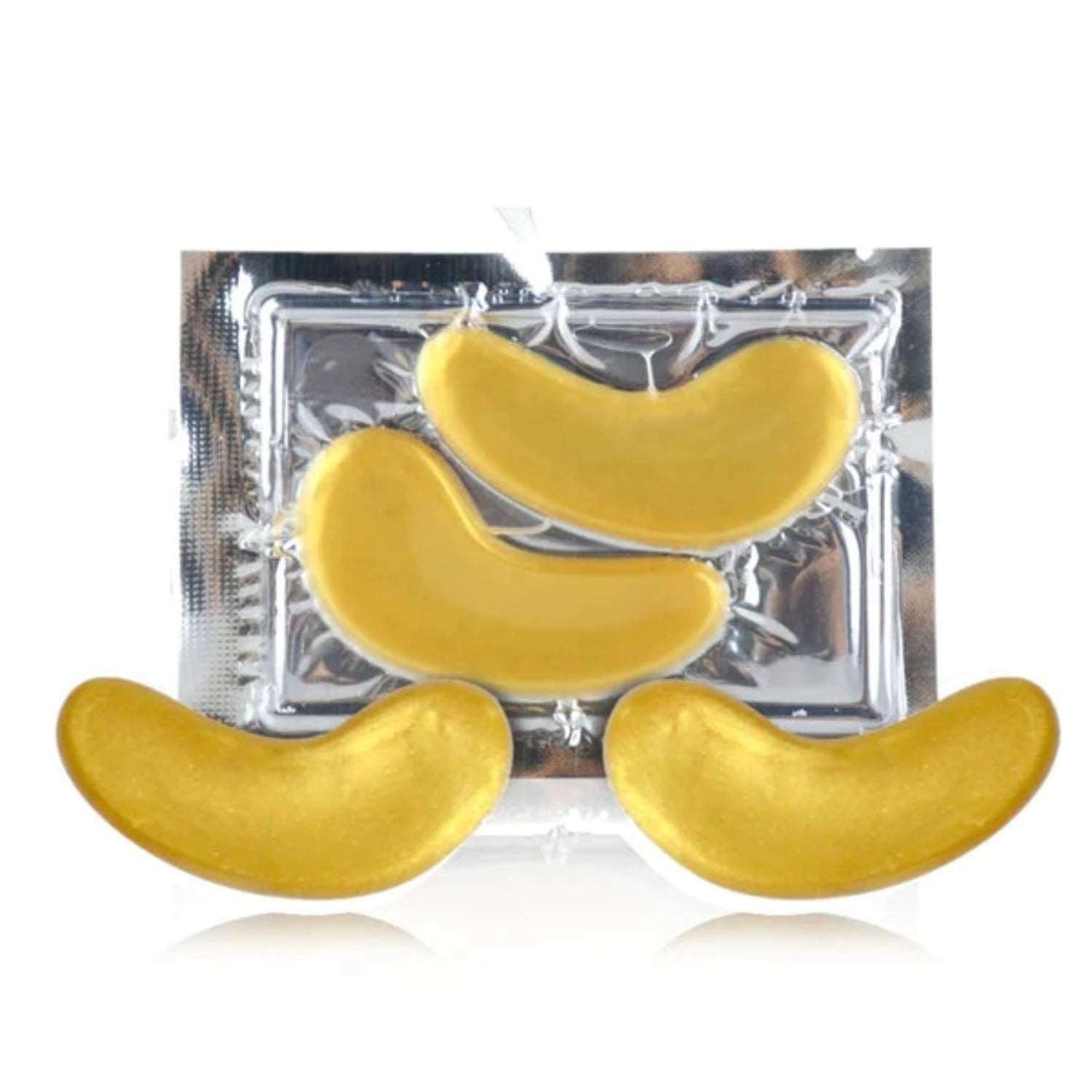 Evique 24k Gold Collagen eye mask Natural Under Eye Gel Patches - Anti-ageing Reduce Puffiness Dark Circles & Wrinkles - Evique