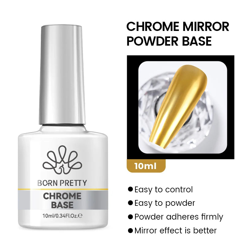 BORN PRETTY Clear Base & Top Coat Gel 10ml – UV/LED Long Wear - Evique