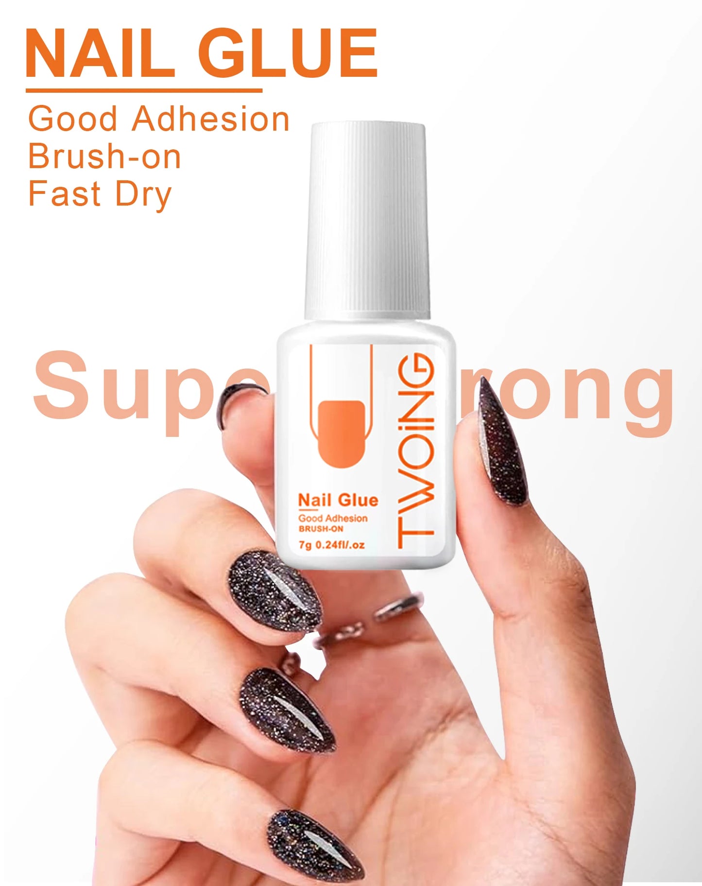 7g Super Strong Nail Glue for Acrylic & Press-On Nails - Long-Lasting Adhesion - Evique