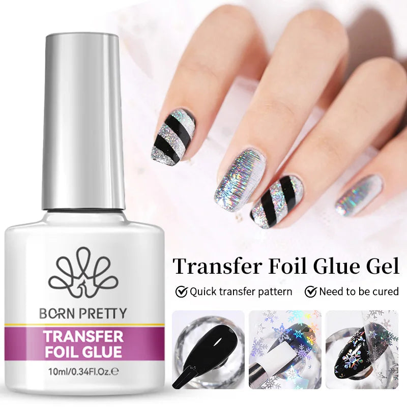 BORN PRETTY Clear Base & Top Coat Gel 10ml – UV/LED Long Wear - Evique