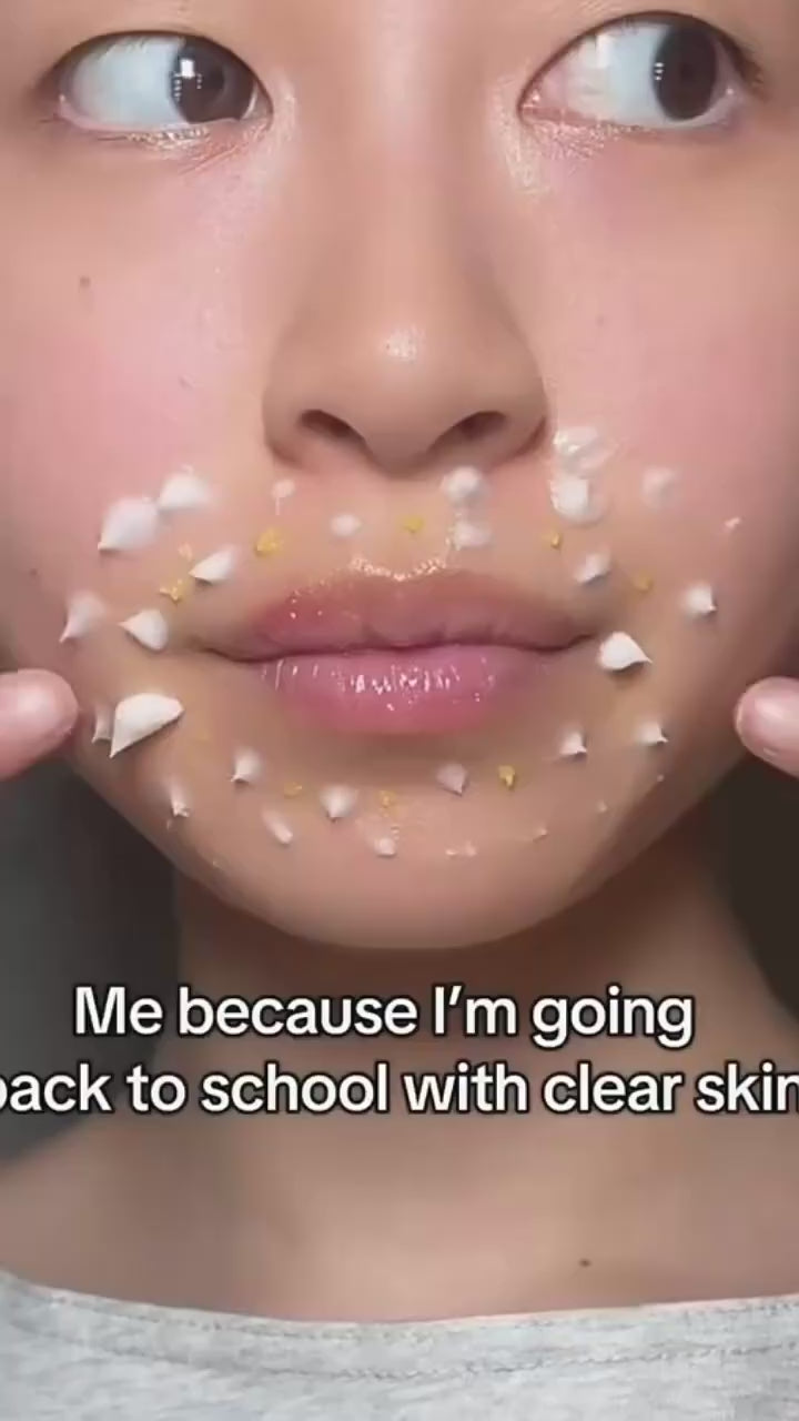 Demonstration of celimax Pore and Dark Spot Brightening Cream applied on face for clear skin